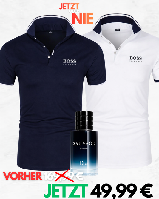 ANGEBOT: 2X1 POLOSHIRTS + GRATIS PARFÜM