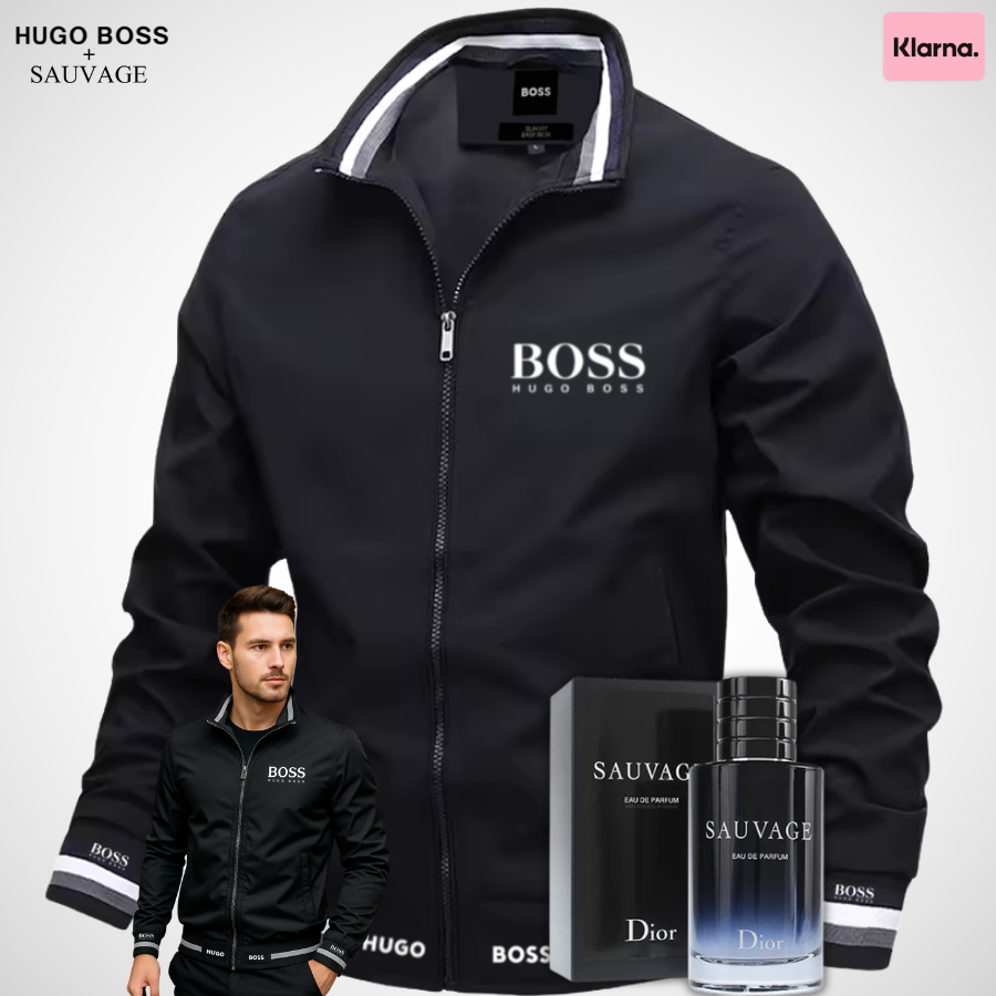 Herrenjacke + Gratis Parfüm | 2x1 Angebot