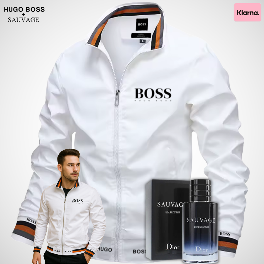 Herrenjacke + Gratis Parfüm | 2x1 Angebot