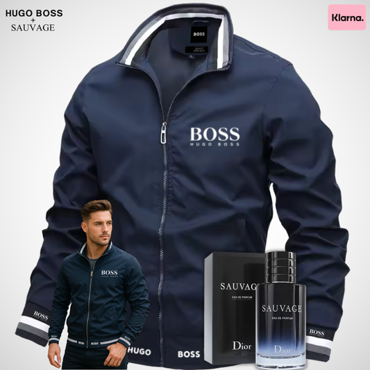 Herrenjacke + Gratis Parfüm | 2x1 Angebot