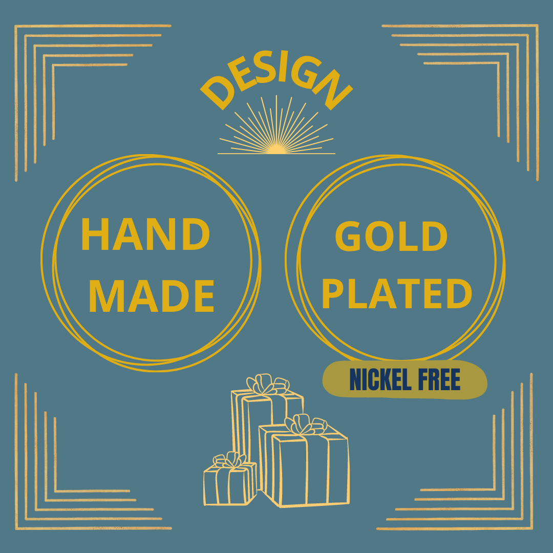 Gold plated earrings VENTURI