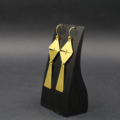 Gold plated earrings VENTURI