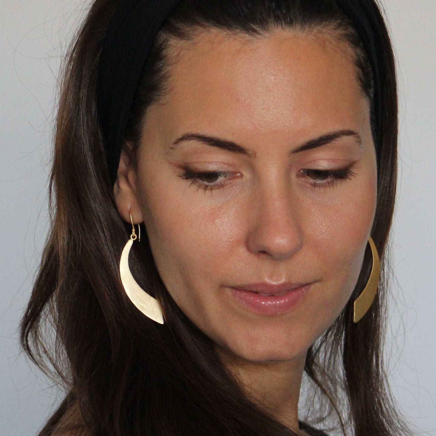 Gold plated SWORD earrings - Design with Character