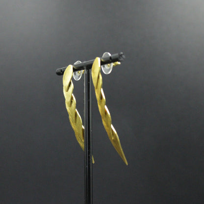 Gold plated SOLVAY earrings - Design with Character