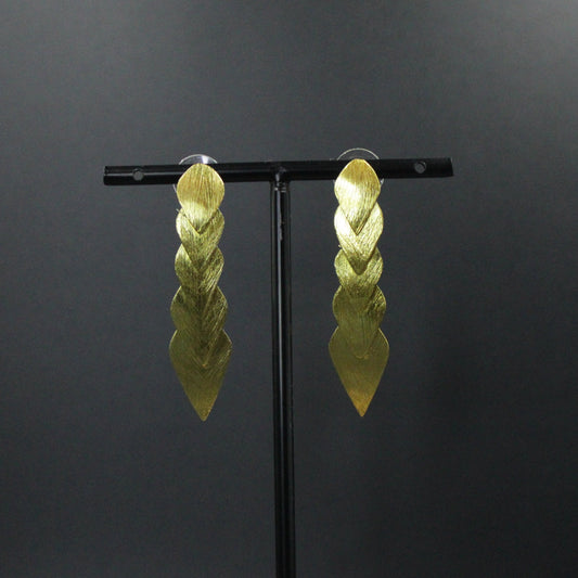 Gold plated SOLVAY earrings - Design with Character