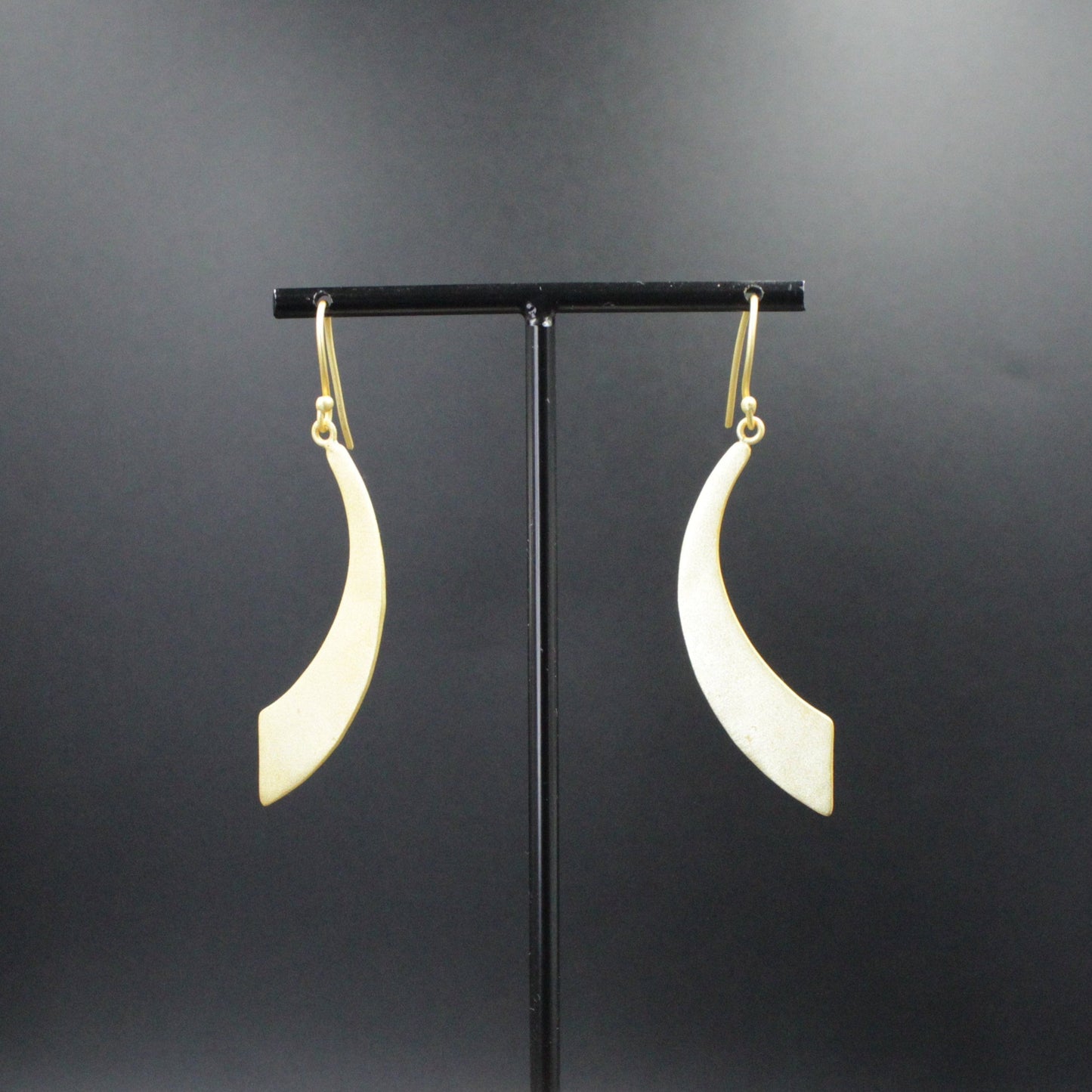 Gold plated SWORD earrings - Design with Character
