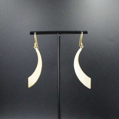 Gold plated SWORD earrings - Design with Character