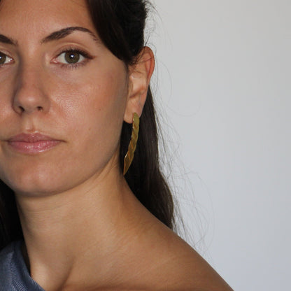 Gold plated SOLVAY earrings - Design with Character