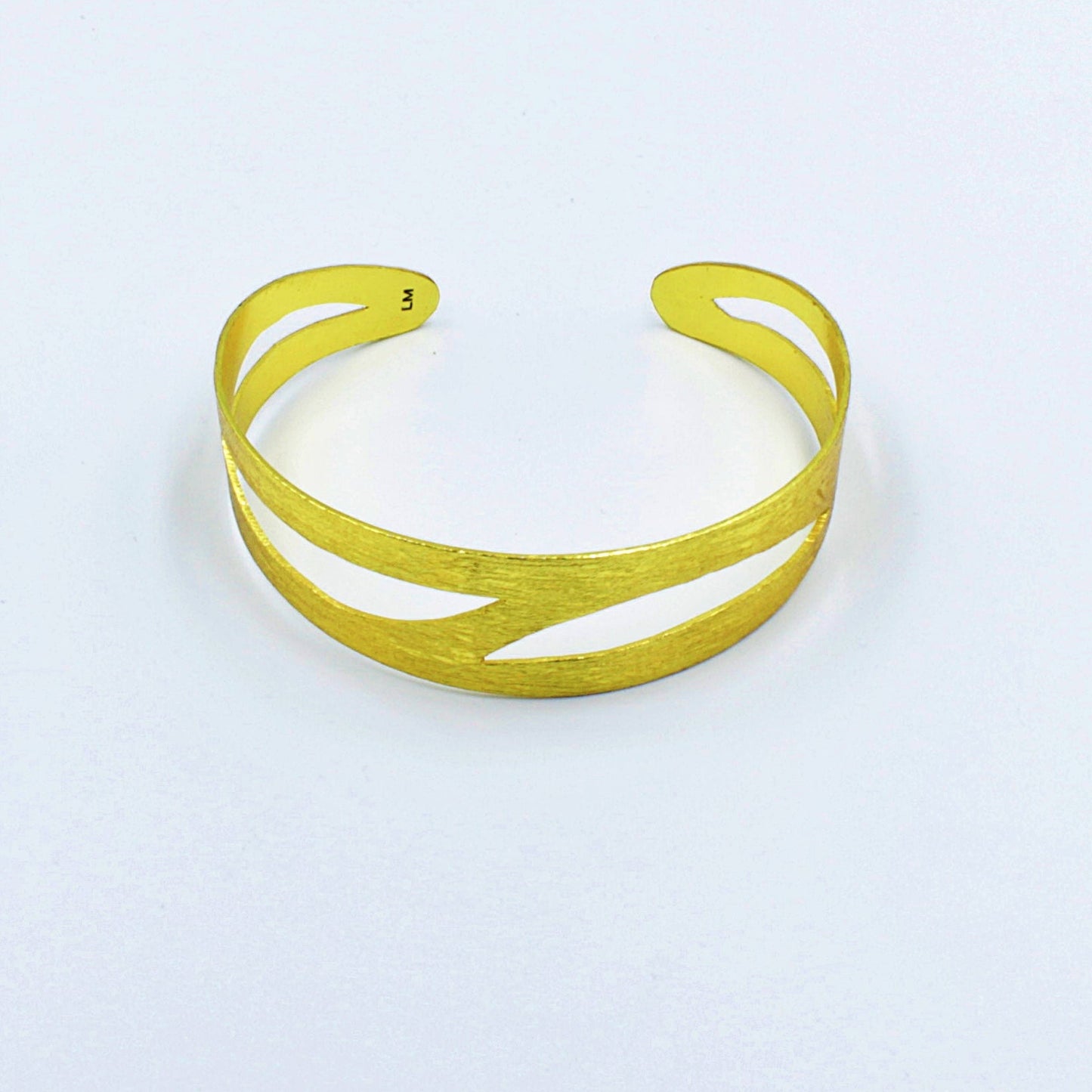 Gold plated AURA bracelet - Design with character